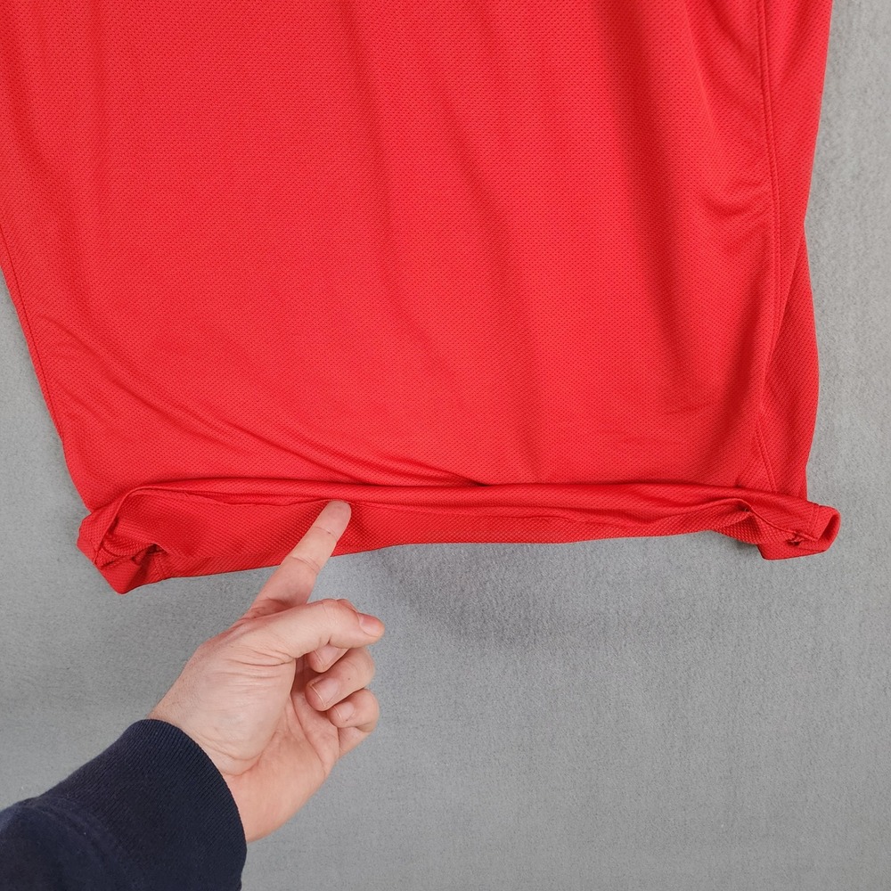 Nike‎ Manchester United Jersey Aon Sponsor Polyester Red Men Large L - Picture 8 of 14